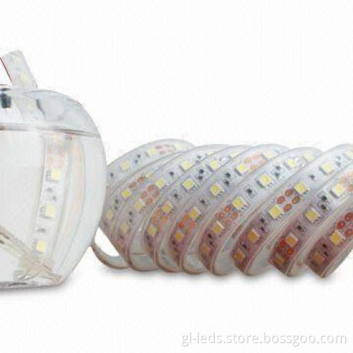 Waterproof LED Strip with 12V or 24V DC Input Voltage, Comes in Various Colors